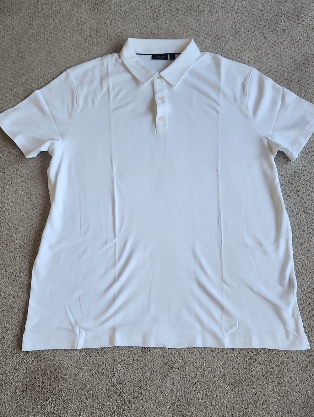 NWOT APT. 9 White Short Sleeve Polo Size XL